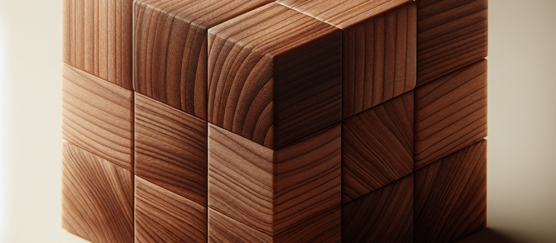 wooden cube , photo