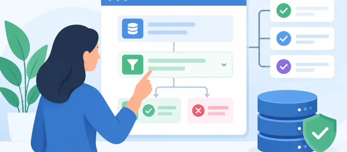 Logical Business Rule Editor for Faster Data Quality